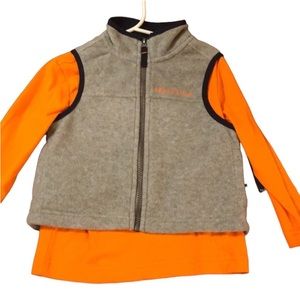 Nautica Vest & Long Sleeve Tee